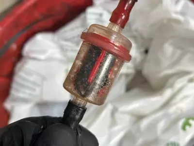 Dirty Fuel Filter On An EDGE Panther